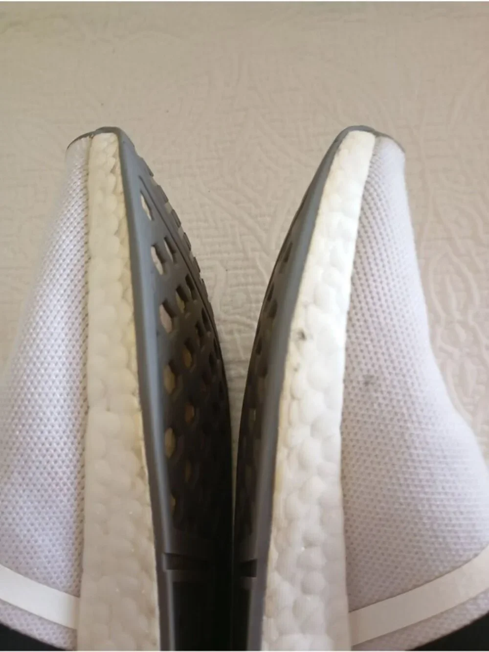 Adidas NMD_R1 White & Black Mens Sneakers Size 11 Mesh Upper Boost Midsole